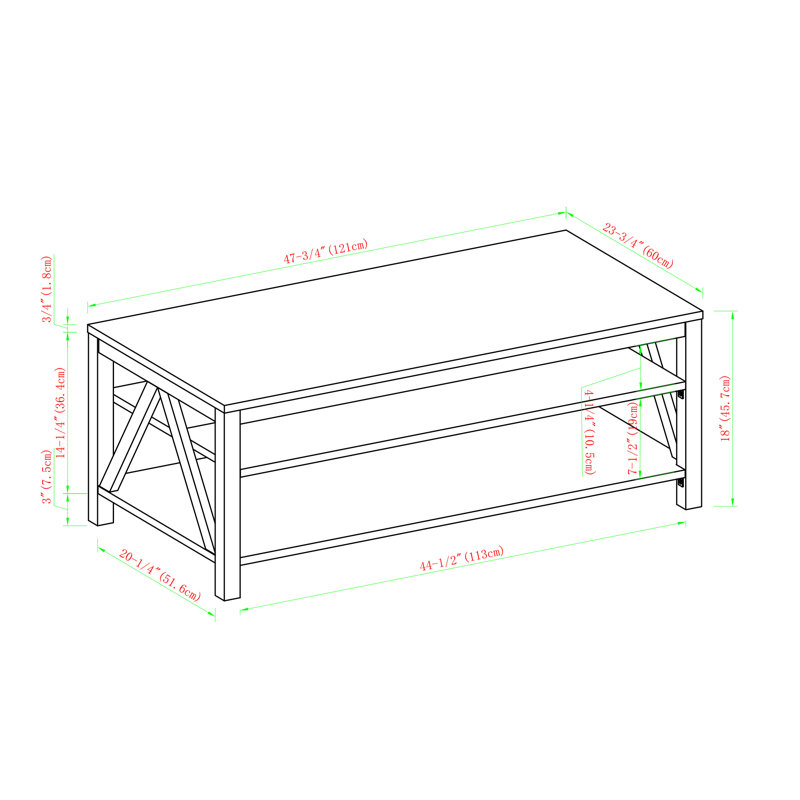 Sand & Stable Emmie Coffee Table with Storage & Reviews Wayfair Canada